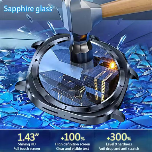 2025 New For Samsung Air Pump Airbag Accurate Measure Smart Watch Men