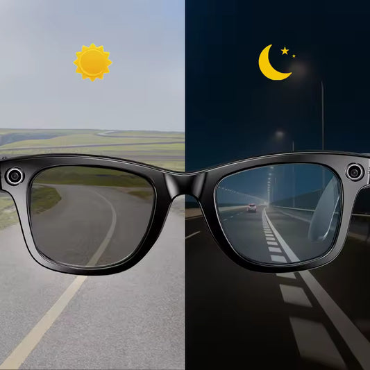 LIGE AI Smart Glasses with Camera Sunglasses