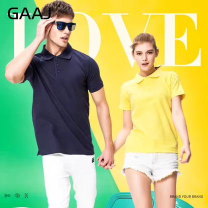 Brand 100 Cotton Polo Shirt,Short Sleeve Golf
