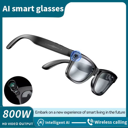 LIGE AI Smart Glasses with Camera Sunglasses