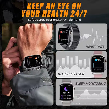 2025 New ECG+PPG Accurate Measure Heart Rate Smart Watch Men
