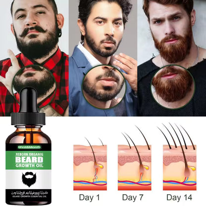 100% Natural Accelerate Facial Hair Grow Beard