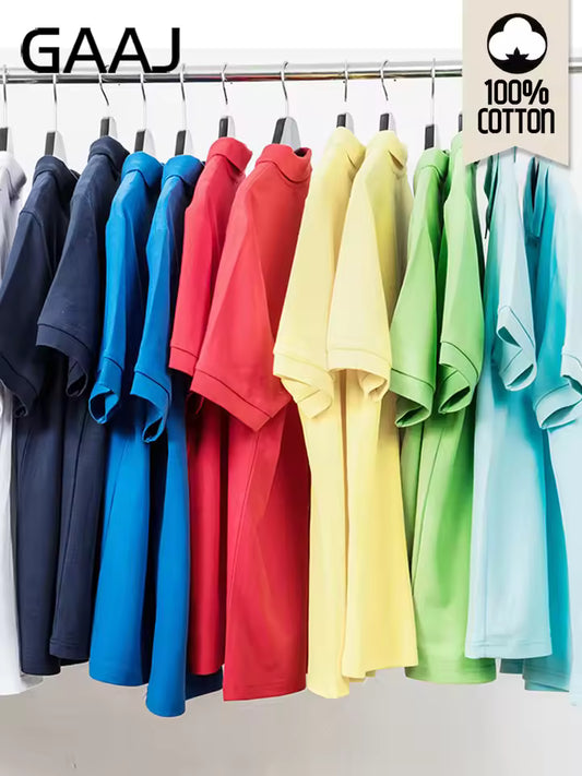 Brand 100 Cotton Polo Shirt,Short Sleeve Golf