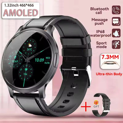 New Smart Watch Women 1.32"Ultra-thin AMOLED