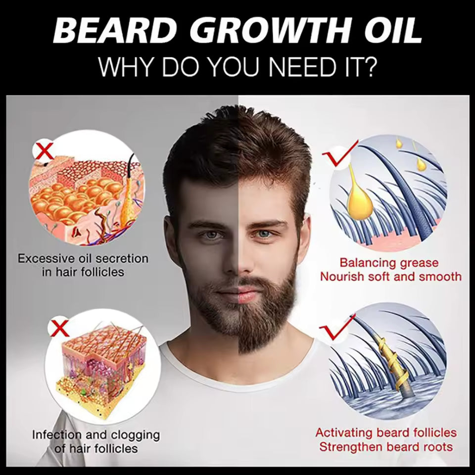 Beard Oil Beard Oil for Men Anti Alopecia Thicker