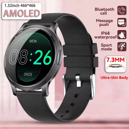 New Smart Watch Women 1.32"Ultra-thin AMOLED