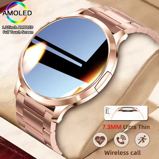 New Smart Watch Women 1.32"Ultra-thin AMOLED