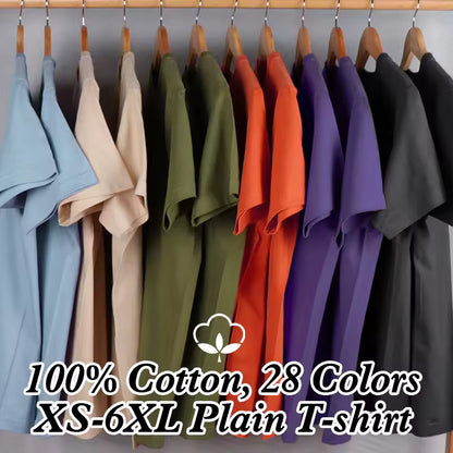 100 USA Cotton T shirt Men,GAAJ Brand Plain